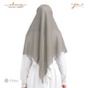 Jilbab Afra Voal Polos - Water Repellent - JAFR - Almaa' 03 Griss